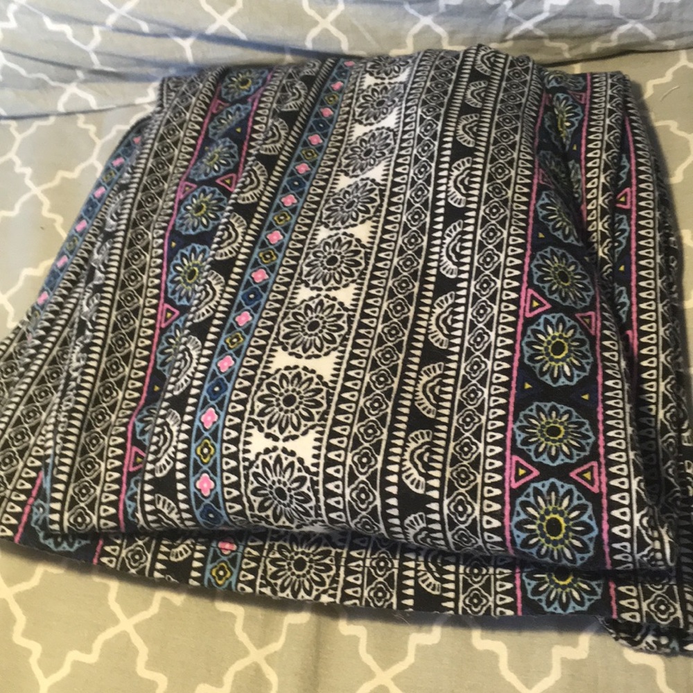 Funky pattern flare pants